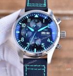 High end Replica IWC Pilot's Spitfire 43mm Watches Green Hour-markers